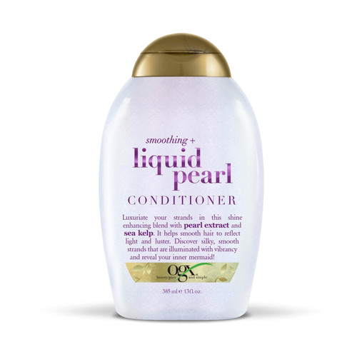 Ogx Smoothing + Liquid Pearl Shine Enhancing Daily Conditioner, 13 Fl Oz