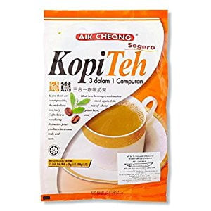 Ninechef Bundle Aik Cheong Malaysia Instant 3 In 1 Coffee And Tea Mix 500g. (20g.x25 Sachets) (2 Bag) + 1 Ninechef Spoon
