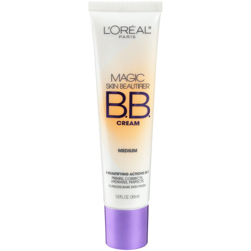 L'oreal Paris Magic Skin Beautifier Bb Cream For Face With Vitamin C & E, Medium, 1 Fl. Oz.