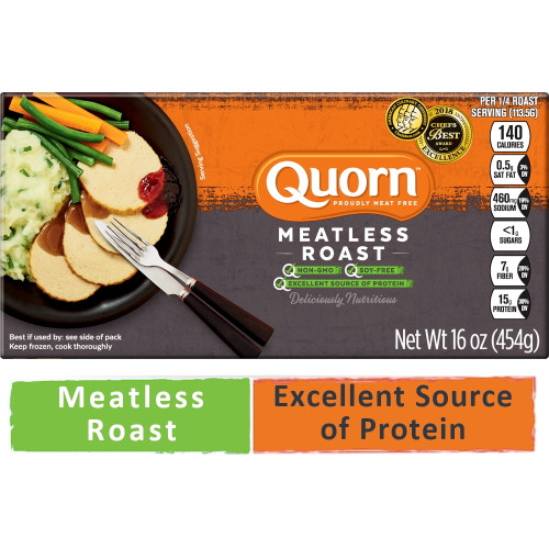 (12 Pack)quorn Meatless And Soy-free Turk'y Roast, 16 Ounce.