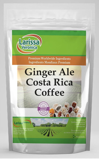 Larissa Veronica Ginger Ale Costa Rica Coffee, (ginger Ale, Whole Coffee Beans, 8 Oz, 1-pack, Zin: 551930)