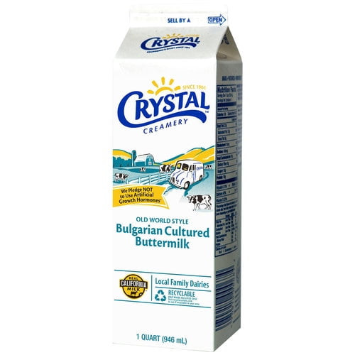 Crystal Creamery Old World Style Bulgarian Cultured Buttermilk, 1 Quart