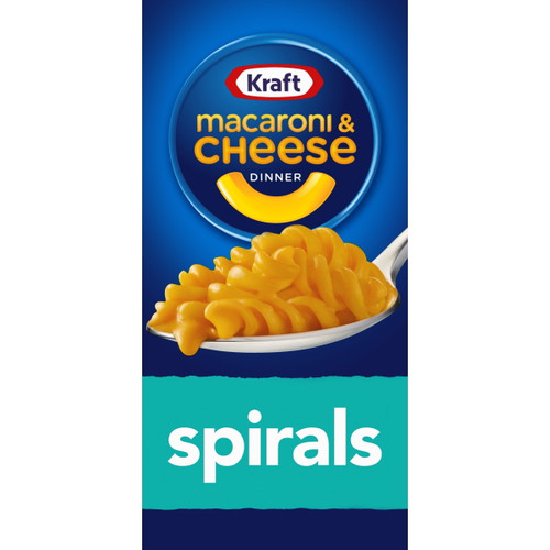 Kraft Spirals Original Mac N Cheese Macaroni And Cheese Dinner, 5.5 Oz Box