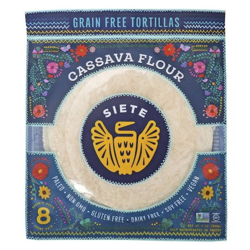 Siete Cassava Flour Tortilla, 7 Ounce -- 12 Per Case