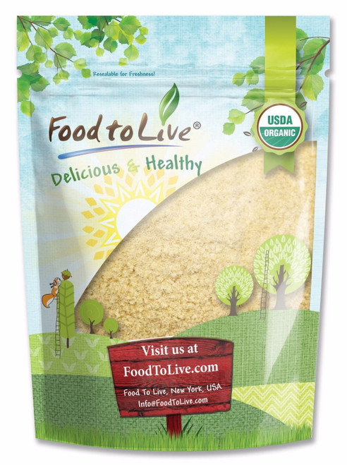 Organic Kamut Khorasan Wheat Flour, 1 Pound — Non-gmo, Kosher, Raw, Vegan — By Food To Live