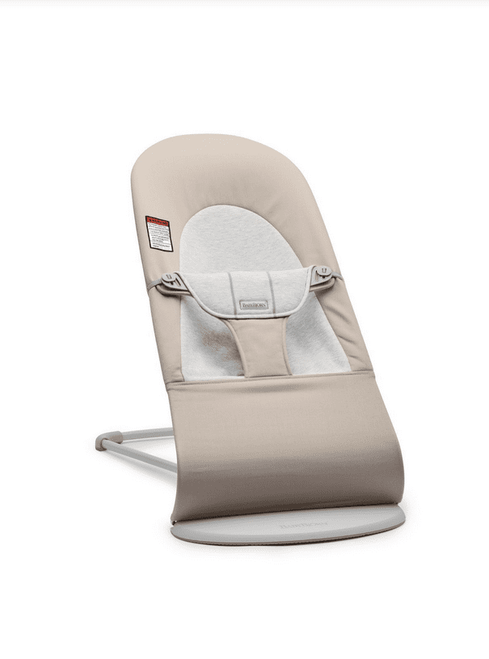 Babybjorn Bouncer Balance Soft, Light Grey Frame, Cotton /jersey Beige Gray