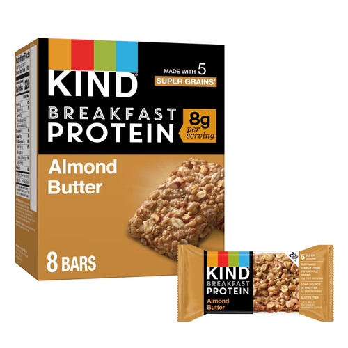 Kind Breakfast Protein Bars, Almond Butter, 1.76 Oz, 8 Count