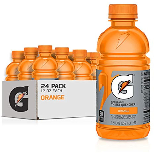 Gatorade Thirst Quencher, Orange, 12 Ounce Bottles (pack Of 24)
