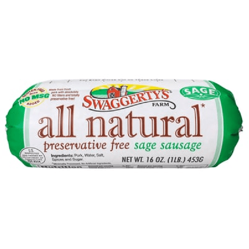 Swaggerty's All Natural Sage Sausage Roll, 16oz, (pack Of 12)