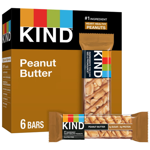 Kind Nut Bars, Peanut Butter, 1.4 Oz, 6 Count