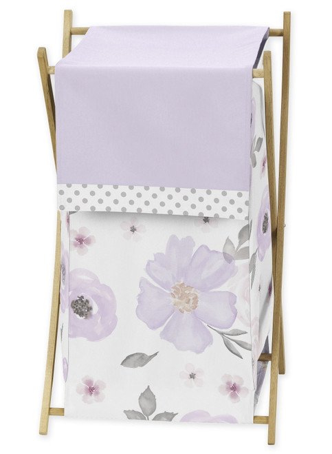 Watercolor Floral Laundry Clothes Hamper By Sweet Jojo Designs