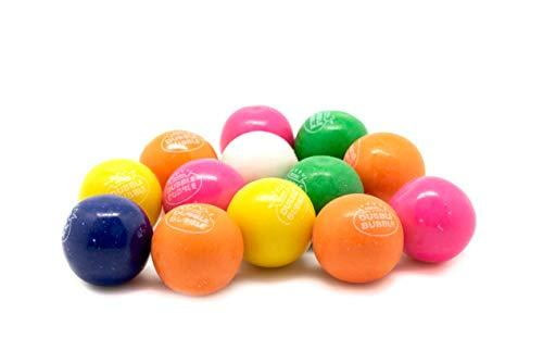 Dubble Bubble Gumballs - 5 Lb Resealable Bag Bulk Candy Bag - 1" Multi Colored Double Bubble Gum Balls - Assorted Flavors - Filler Candy For Party Favors And Bubble Gum Machines
