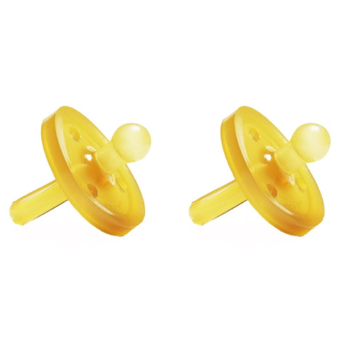Natursutten Rounded Pacifiers - 2 Pack - 0-6 Months