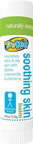 Trukid Soothing Skin (eczema) Balm For Baby , Nourishes Itchy & Dry Skin With Jooba And Chamomile & Vitamin E, Unscented, All Natural Ingredients (0.55 Oz)