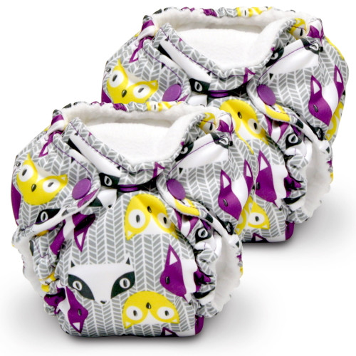 Kanga Care Lil Joey Newborn All In One Aio Cloth Diaper (2pk) Bonnie 4-12lbs