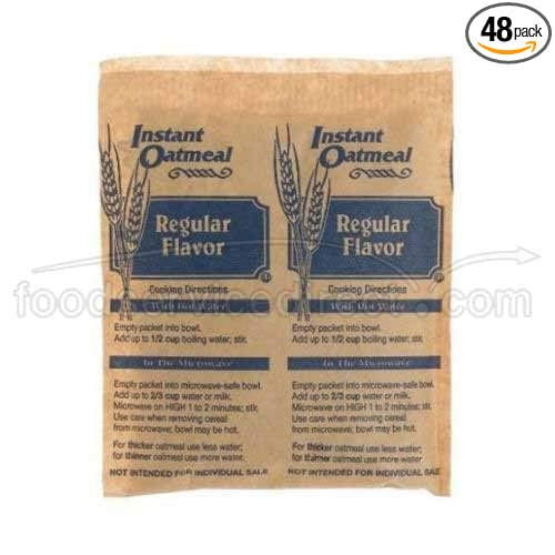200 Packs : Malt O Meal Hearty Traditions Instant Oatmeal, 1 Ounce -- 48 Per Case.