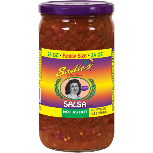 Sadie's Of New Mexico Not As Hot Salsa, 24 Oz