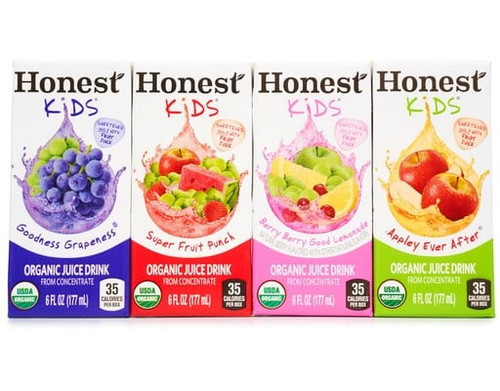 Honest Kids Organic Juice Drink Variety Pack, 6 Fl Oz, 40 Ct