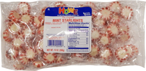 Howe Mint Starlights Candy, 13 Oz