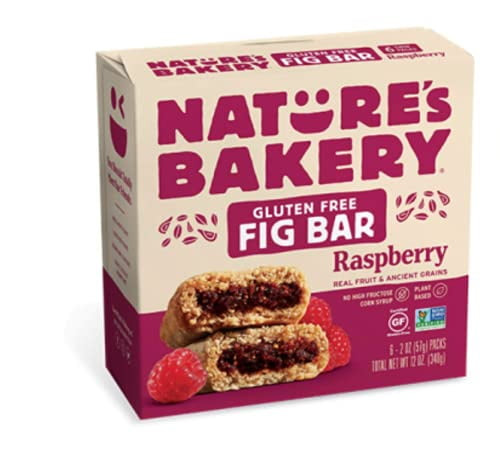 Nature's Bakery Gluten-free Non-gmo Raspberry Natural Fruit, Ancient Grains Fig Bar: 1 Pk (6 Bars)