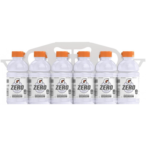 Gatorade G Zero Sugar Glacier Cherry Thirst Quencher Sports Drink, 12 Oz, 12 Pack Bottles