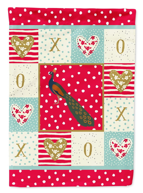 Indian Peacock Peafowl Love Garden Flag