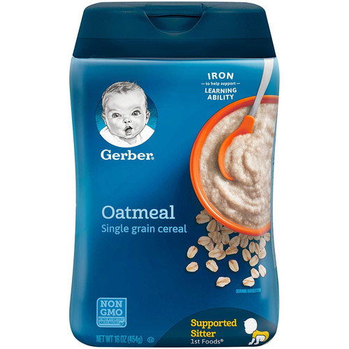 Gerber 1st Foods Baby Cereal Oatmeal, 16 Oz (pack Of 2)