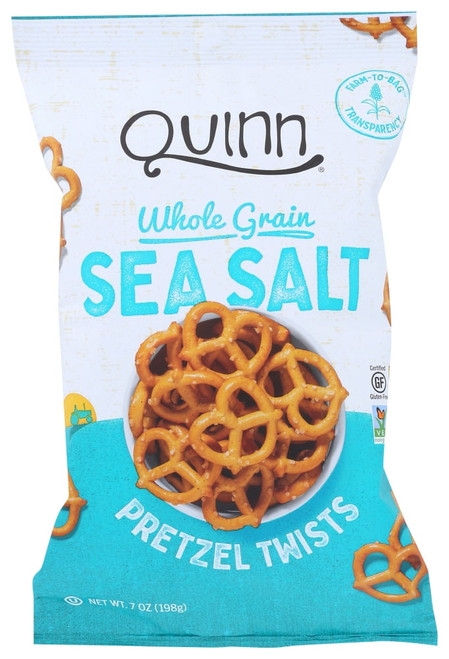 Quinn - Pretzel Twists - Classic Sea Salt , 7 Oz