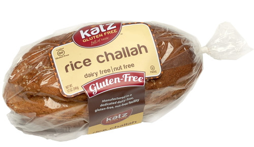 Katz Gluten Free Rice Challah | Gluten Free, Dairy Free, Nut Free, , Kosher | (3 Pack, 12.2 Ounce Each)