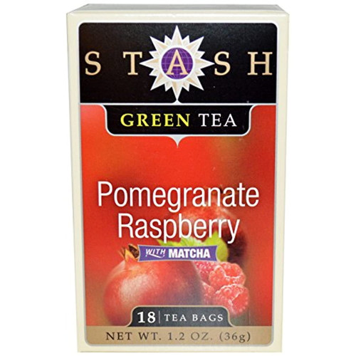 Stash Green Tea With Matcha Pomegranate Raspberry -- 18 Tea Bags (pack Of 2)