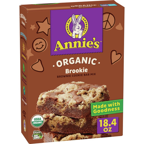 Annie's Organic Cookie Brownie Bar Baking Mix,  18.4oz