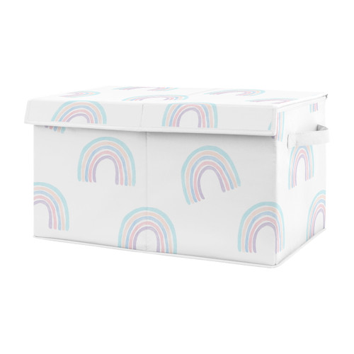 Rainbow Storage Fabric Toy Box By Sweet Jojo Designs