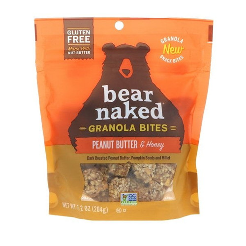 Bear Naked, Granola Bites, Peanut Butter & Honey, 7.2 Oz