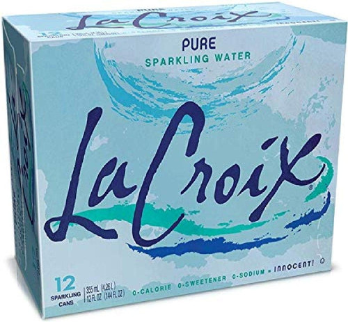 La Croix Sparkling Water, Pure, 12 Oz Can, 12 Count