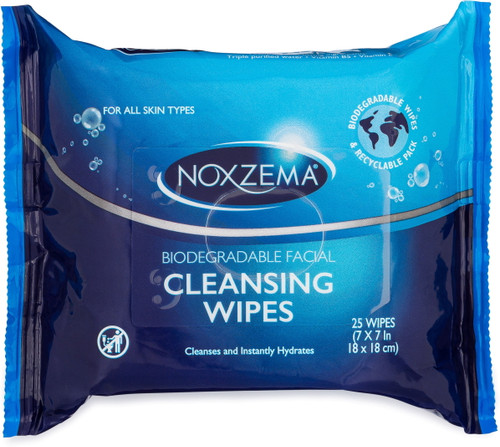 Noxzema Biodegradable Wipes 25 Ct