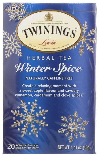 Twinings Winter Spice Herbal Tea, 20 Count