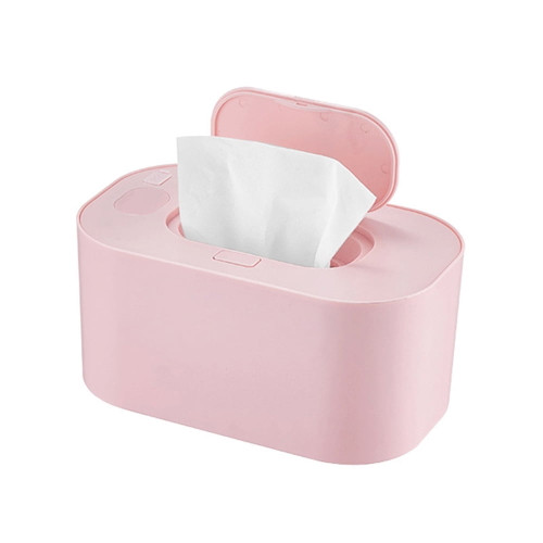 Luokeji Usb Baby Wet Wipes Heater Home Car Tissue Paper Warmer Warming Box (pink)