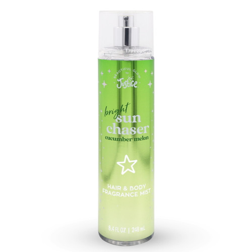 Beautiful Glow By Justice Hair And Body Fragrance Mist, Bright Sun Chaser Cucumber Melon, 8.4 Fl Oz