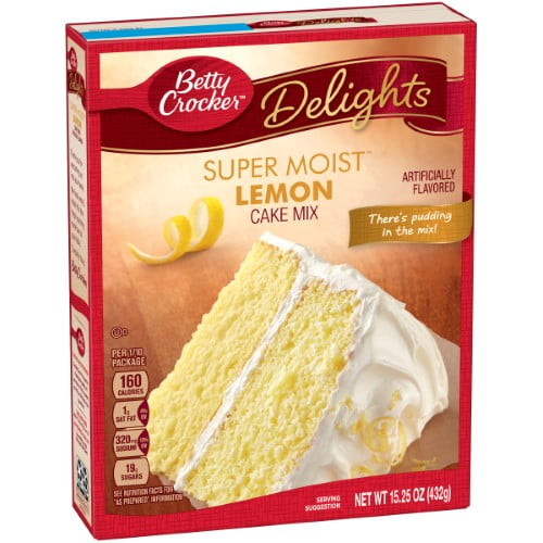 Betty Crocker Supermoist Cake Mix, Lemon