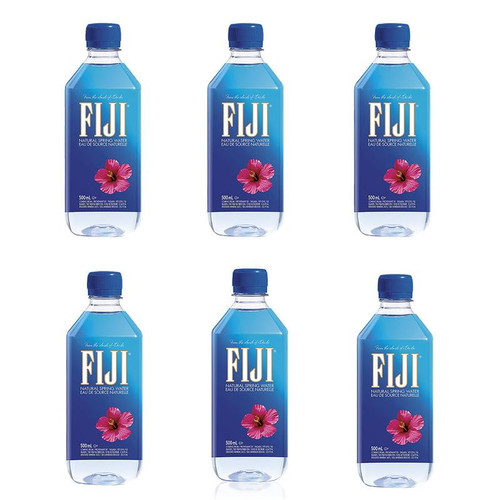 Fiji Natural Spring Water- 500 Ml (pack Of 6)