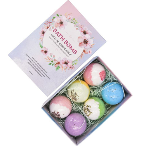 Bath Bombs Gift Set, Spa 6/12 Pcs Natural Bath Bombs, Handmade Bubble Bath Bomb, Bath Fizzies Rich In Organic Essential Oils & Natural Dry Flowers, Moisturize Dry Skin
