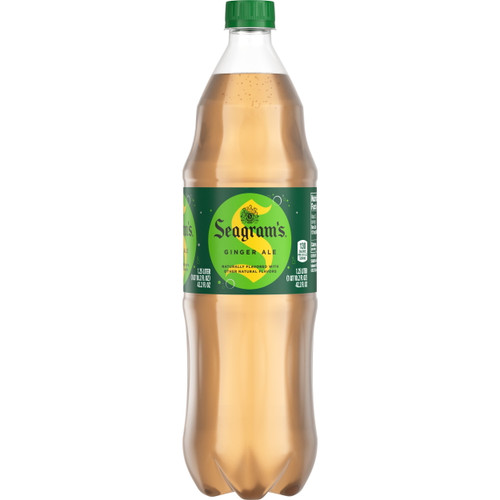 Seagrams Ginger Ale Soda Soft Drinks, 1.25 Liters