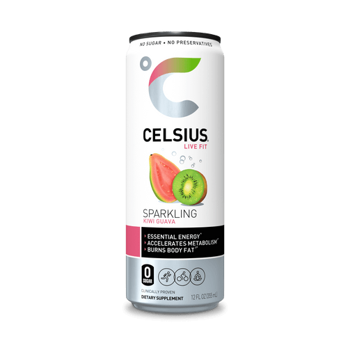 Celsius Essential Energy Drink 12 Fl Oz, Sparkling Kiwi Guava (single Can)