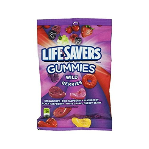 Life Savers Wild Berries Gummies Candy Bag, 7-ounce