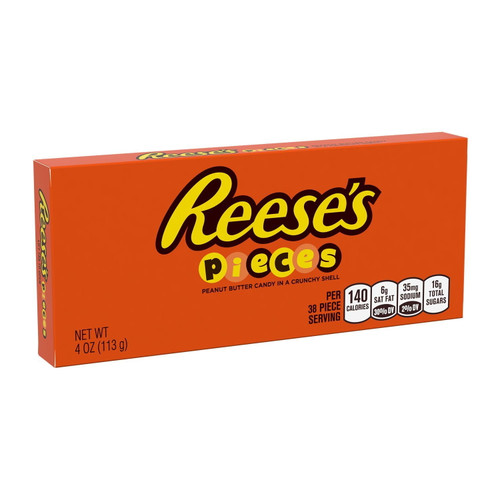 Reese's, Pieces Peanut Butter In A Crunchy Shell Candy, Gluten Free, 4 Oz, Box