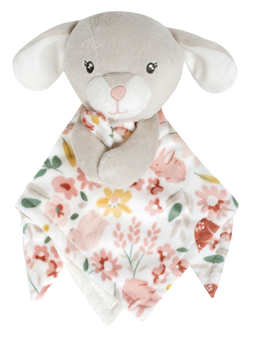 Modern Moments By Gerber Baby & Toddler Girl Or Boy Plush Security Blanket, Floral Bunny