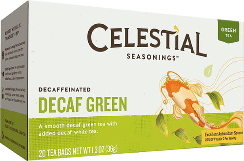 Celestial Seasonings Decaffeinated Green Tea 20 Ea (pack Of 4)