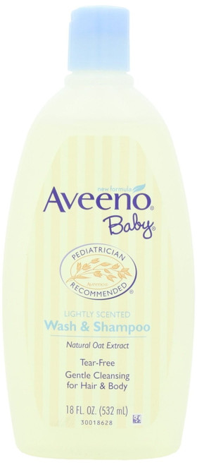 Aveeno Baby Wash And Shampoo - 18 Oz.