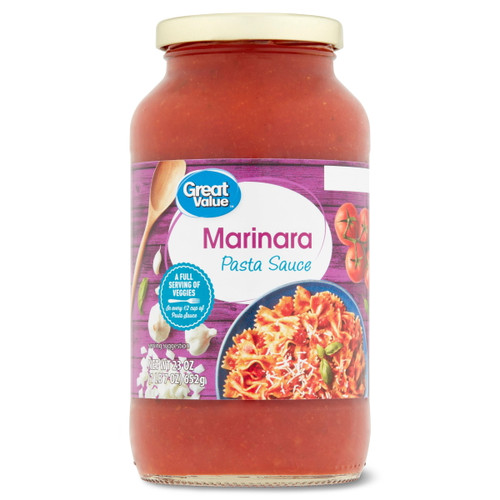Great Value Marinara Pasta Sauce, 23 Oz