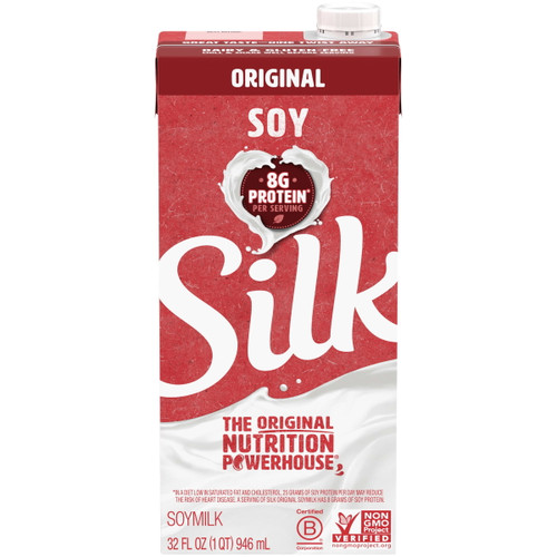(6 Pack)silk Soy Milk Plain Aseptic, 32-ounces